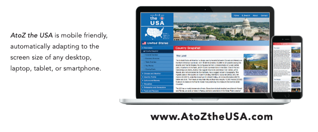 An image of a laptop and a mobile phone featuring ABC the USA